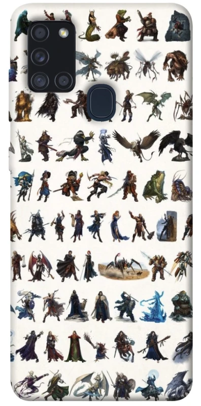 Чохол на Samsung Galaxy A21s Character Selection фото 1 з 1