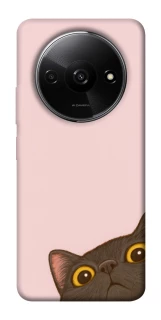 Чехол на Xiaomi Redmi A3 Peeping cat фото 1 из 1