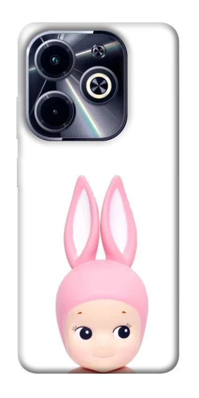Чохол на Infinix Hot 40i Minimal Bunny Peek фото 1 з 1