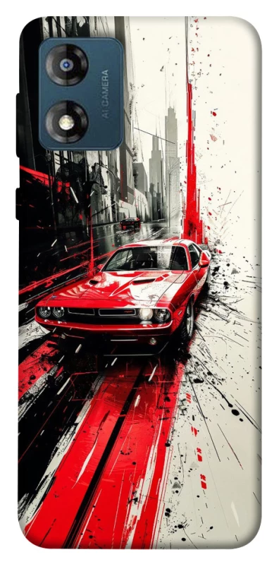 Чехол на Motorola Moto E13 Painted Mustang фото 1 из 1
