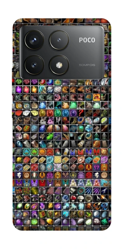 Чохол на Xiaomi Poco F6 Pro Inventory menu ver.1 фото 1 з 1