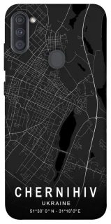 Чехол на Samsung Galaxy A11 Chernihiv map фото 1 из 1