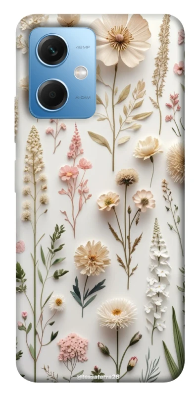 Чохол на Xiaomi Redmi Note 12 5G Floral design ver.1 фото 1 з 1