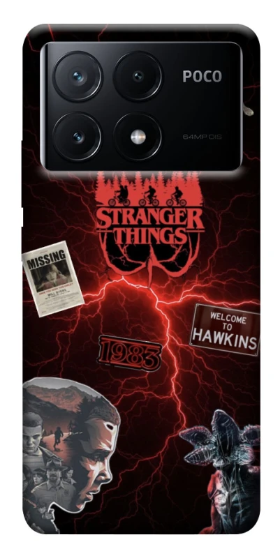 Чохол на Xiaomi Poco X6 Stranger Things ver.20 фото 1 з 1
