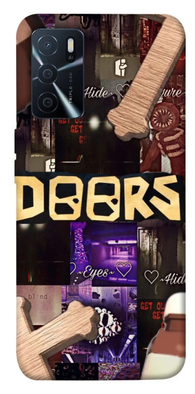 Чохол на Oppo A16s / A16 Roblox doors dark mode фото 1 з 1
