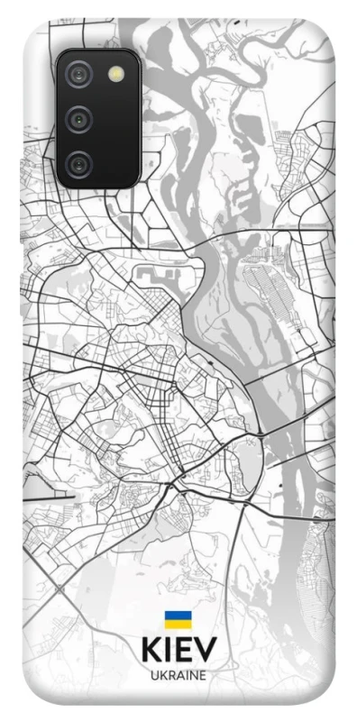 Чехол на Samsung Galaxy A02s Kiev white map фото 1 из 1