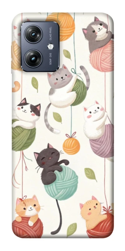 Чохол на Motorola Moto G54 Funny Kittens фото 1 з 1