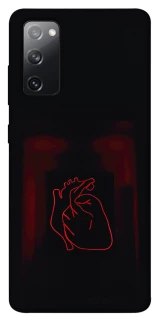 Чехол на Samsung Galaxy S20 FE Красное сердце фото 1 из 1