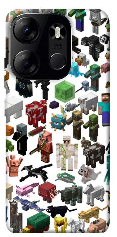 Чохол на Tecno Spark Go 2023 Minecraft v4 фото 1 з 1