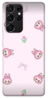 Чохол на Samsung Galaxy S21 Ultra Labubu Flower фото 1 з 1