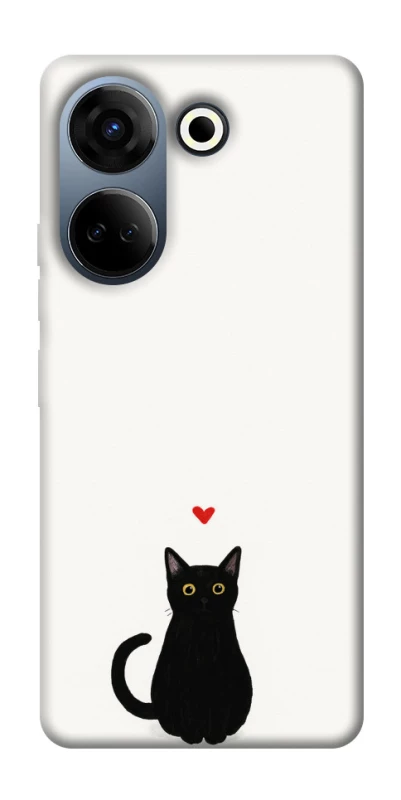 Чохол на TECNO Camon 20 Pro (CK7n) cat in love фото 1 Чохол на TECNO Camon 20 Pro (CK7n) cat in love фото 1 з 1