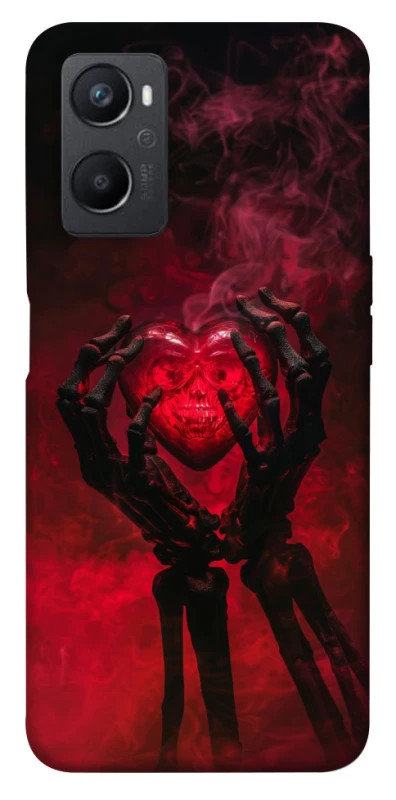 Чохол на Oppo A96 Heart in the hands of a skeleton фото 1 з 1
