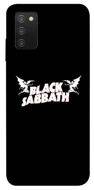 Чохол на Samsung Galaxy A03s Black Sabbath logo ver.2 фото 1 з 1