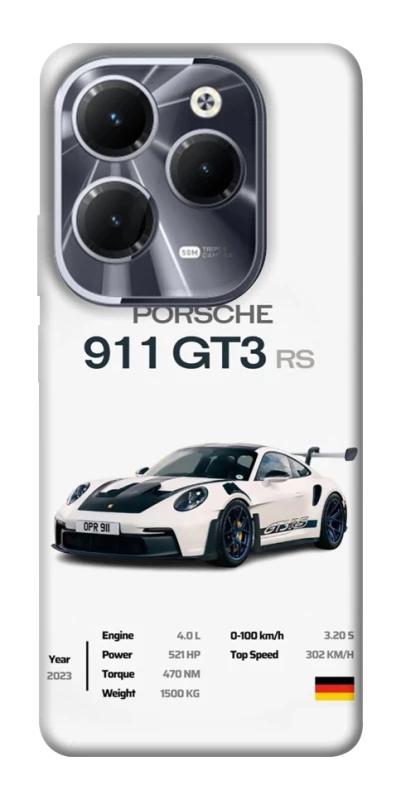 Чехол на Infinix Hot 40 Pro Porsche 911 GT3 фото 1 из 1