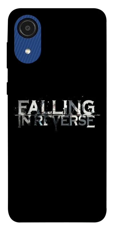 Чохол на Samsung Galaxy A03 Core Falling In Reverse logo фото 1 Чохол на Samsung Galaxy A03 Core Falling In Reverse logo фото 1 з 1