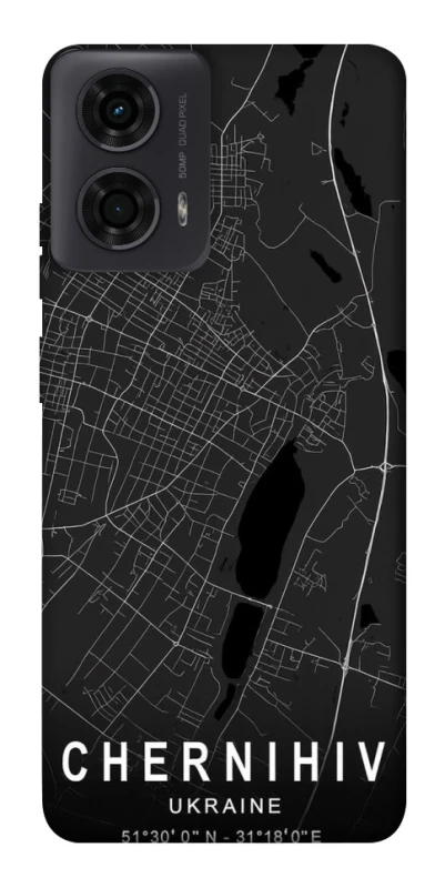 Чохол на Motorola Moto G04 Chernihiv map фото 1 з 1