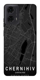 Чехол на Motorola Moto G24 Chernihiv map фото 1 из 1