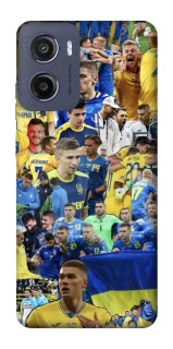 Чехол на Motorola Moto E15 UA-Football ver.6 фото 1 из 1