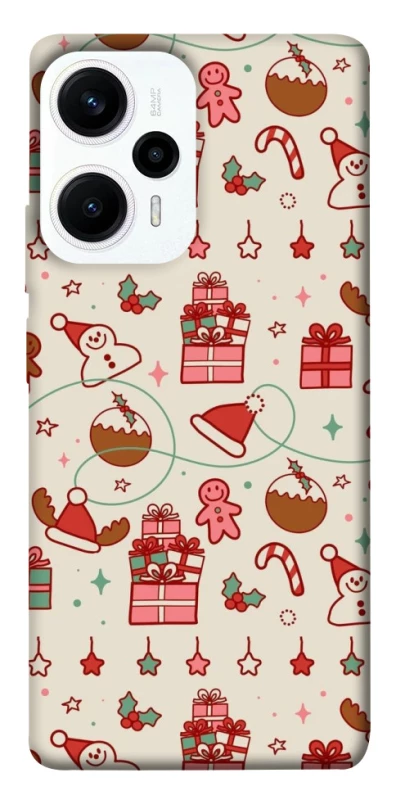 Чохол на Xiaomi Poco F5 / Note 12 Turbo Новорічний v14 фото 1 з 1