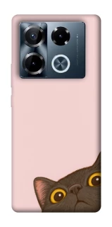 Чехол на Infinix Note 40 Pro 4G Peeping cat фото 1 Чехол на Infinix Note 40 Pro 4G Peeping cat фото 1 из 1