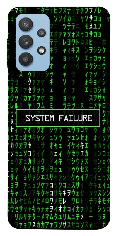 Чехол на Samsung Galaxy M32 Matrix system failure фото 1 из 1