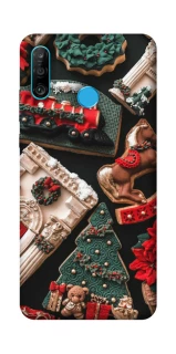 Чехол на Huawei P30 lite Новогодний v20 фото 1 из 1
