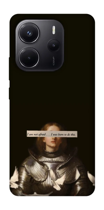 Чехол на Xiaomi Redmi Note 14 4G (Europe version) Not afraid фото 1 из 1