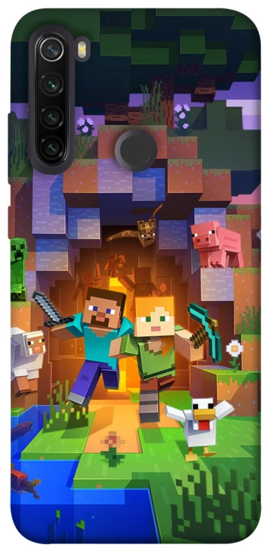 Чехол на Xiaomi Redmi Note 8T Minecraft game фото 1 из 1