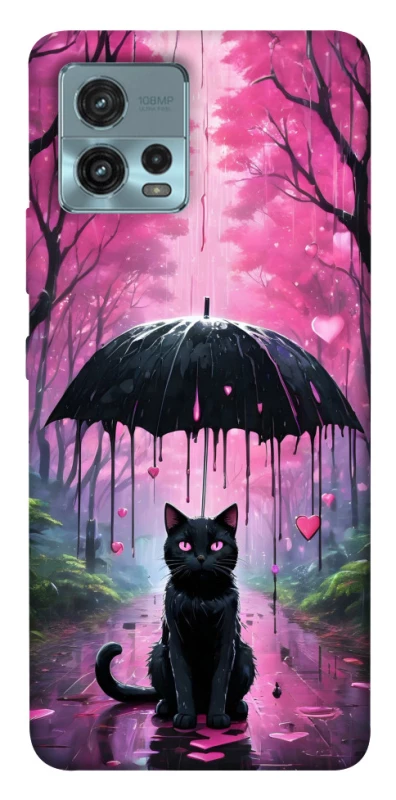 Чохол на Motorola Moto G72 Black cat фото 1 з 1