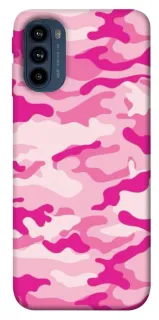 Чехол на Motorola Moto G41 camouflage pink фото 1 из 1
