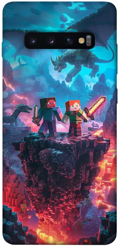 Чохол на Samsung Galaxy S10+ Minecraft v3 фото 1 з 1