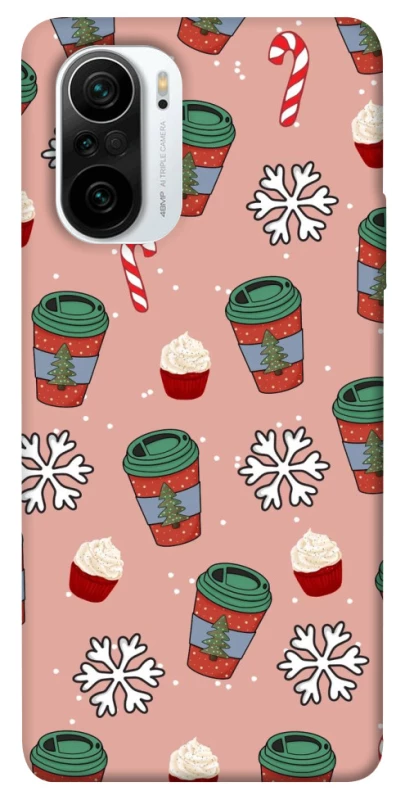 Чехол на Xiaomi Redmi K40 / K40 Pro / K40 Pro+ / Poco F3 Новогодний v38 фото 1 из 1