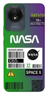 Чохол на Vivo Y02 NASA ver.2 фото 1 з 1