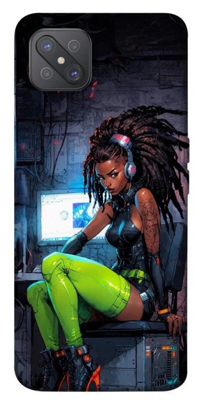Чохол на Oppo A92s Cyber girl фото 1 з 1