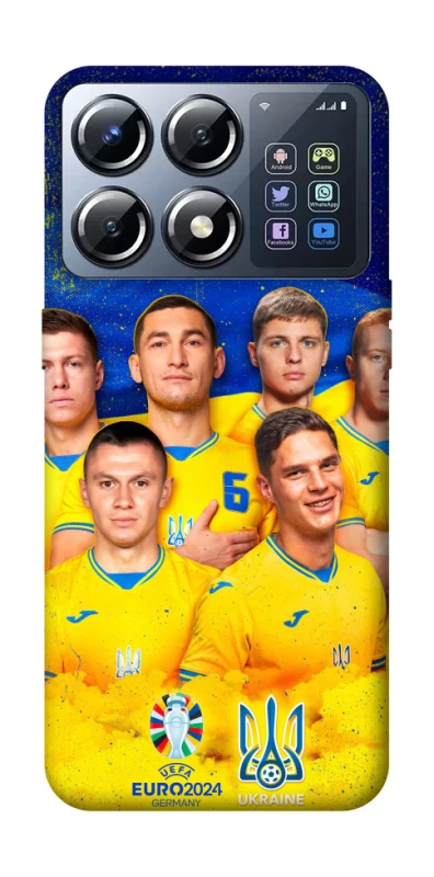 Чохол на Xiaomi POCO X8 Pro Збірна України v2 фото 1 з 1