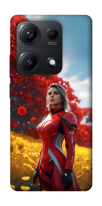 Чохол на Xiaomi Redmi Note 14S Cyber space girl ver.5 фото 1 з 1