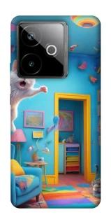 Чохол на Realme GT 7T crazy cat фото 1 з 1