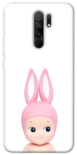 Чохол на Xiaomi Redmi 9 Minimal Bunny Peek фото 1 з 1