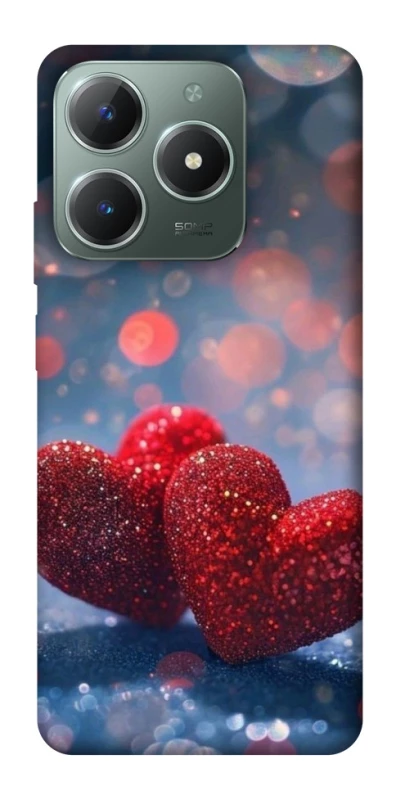 Чехол на Realme C61 Red hearts фото 1 из 1