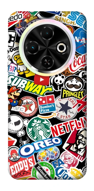 Чехол на TECNO Spark 30C brands фото 1 из 1