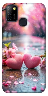 Чехол на Infinix Hot 10 Lite Pink heart фото 1 из 1