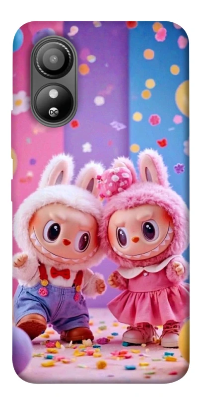 Чохол на ZTE Blade L220 Labubu twins ver.3 фото 1 з 1