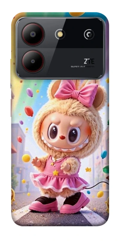 Чохол на ZTE Blade A54 4G Labubu rainbow фото 1 з 1