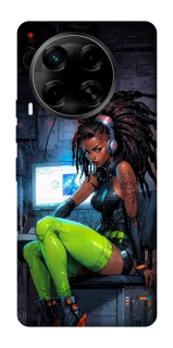 Чехол на TECNO Camon 30 (CL6) Cyber girl фото 1 из 1