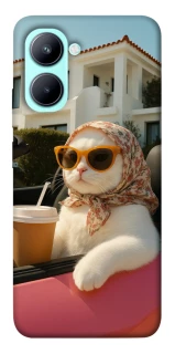 Чохол на Realme C33 Stylish Cat Cruise фото 1 з 1