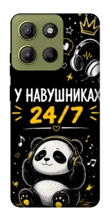 Чохол на Motorola Moto G15 4G У навушниках 24/7 фото 1 з 1