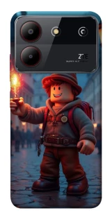 Чохол на ZTE Blade A54 4G Roblox Fire Logo Blue Flames фото 1 з 1