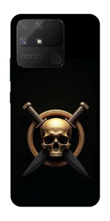 Чохол на Realme Narzo 50A Golden Skull фото 1 з 1