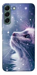 Чехол на Samsung Galaxy S22+ Snow cat фото 1 из 1