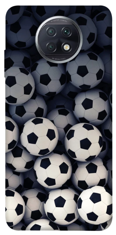 Чохол на Xiaomi Redmi Note 9 5G / Note 9T Футбольні м'ячи фото 1 з 1